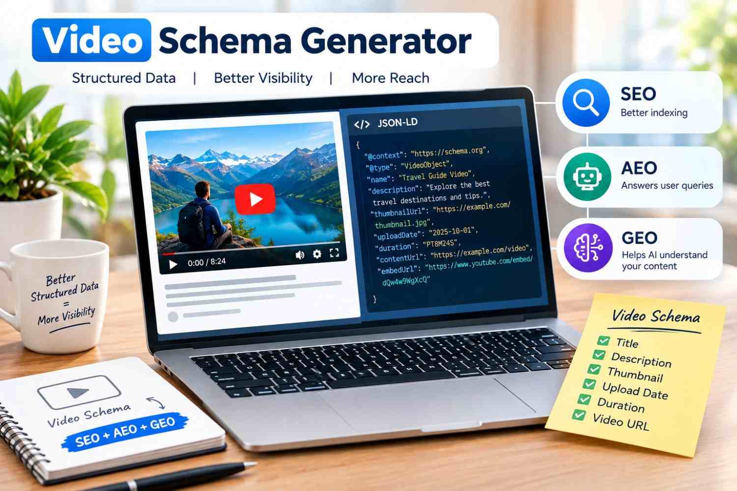 Video Schema Generator: Create Video Schema Markup for SEO